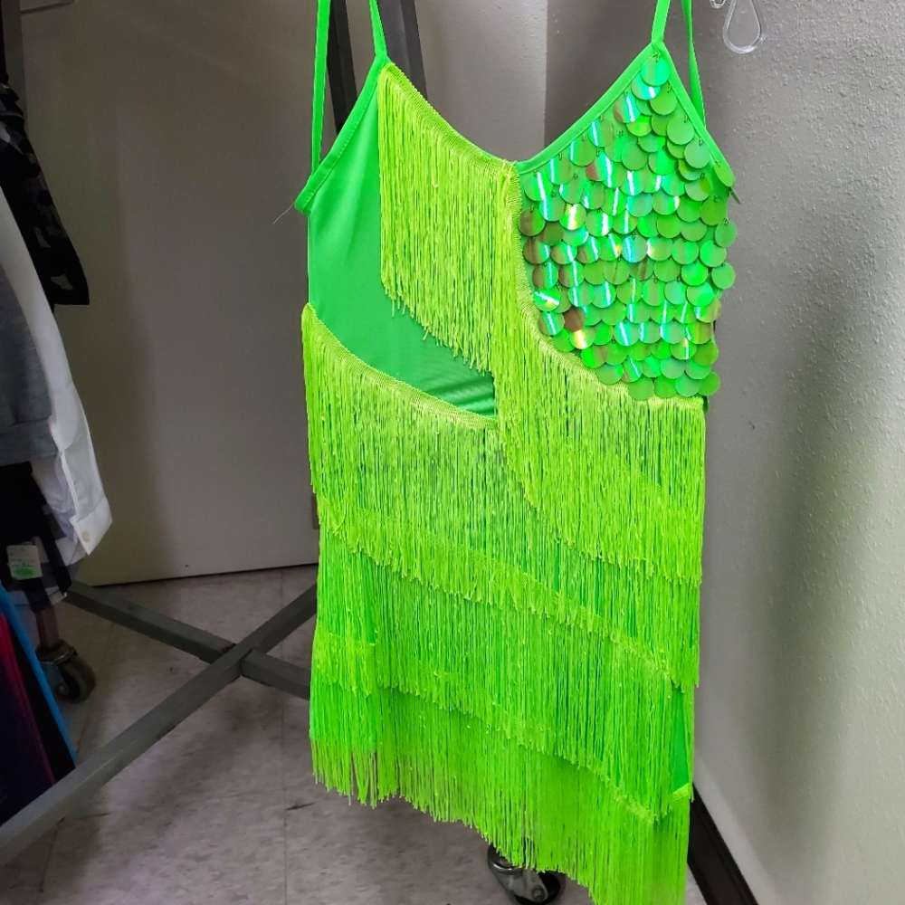NWOT Girls' Latin Dance Costume Size XL
